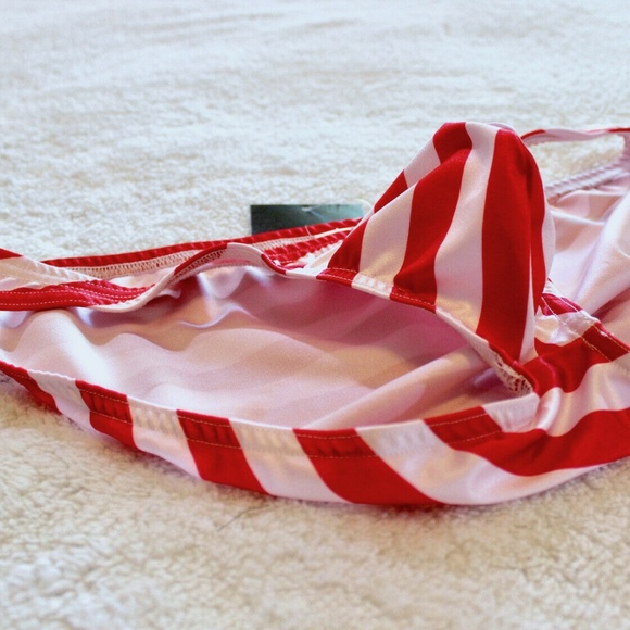 N2N Bodywear Red/White Striped Uncle Sam Bikini - Picture 3 of 6